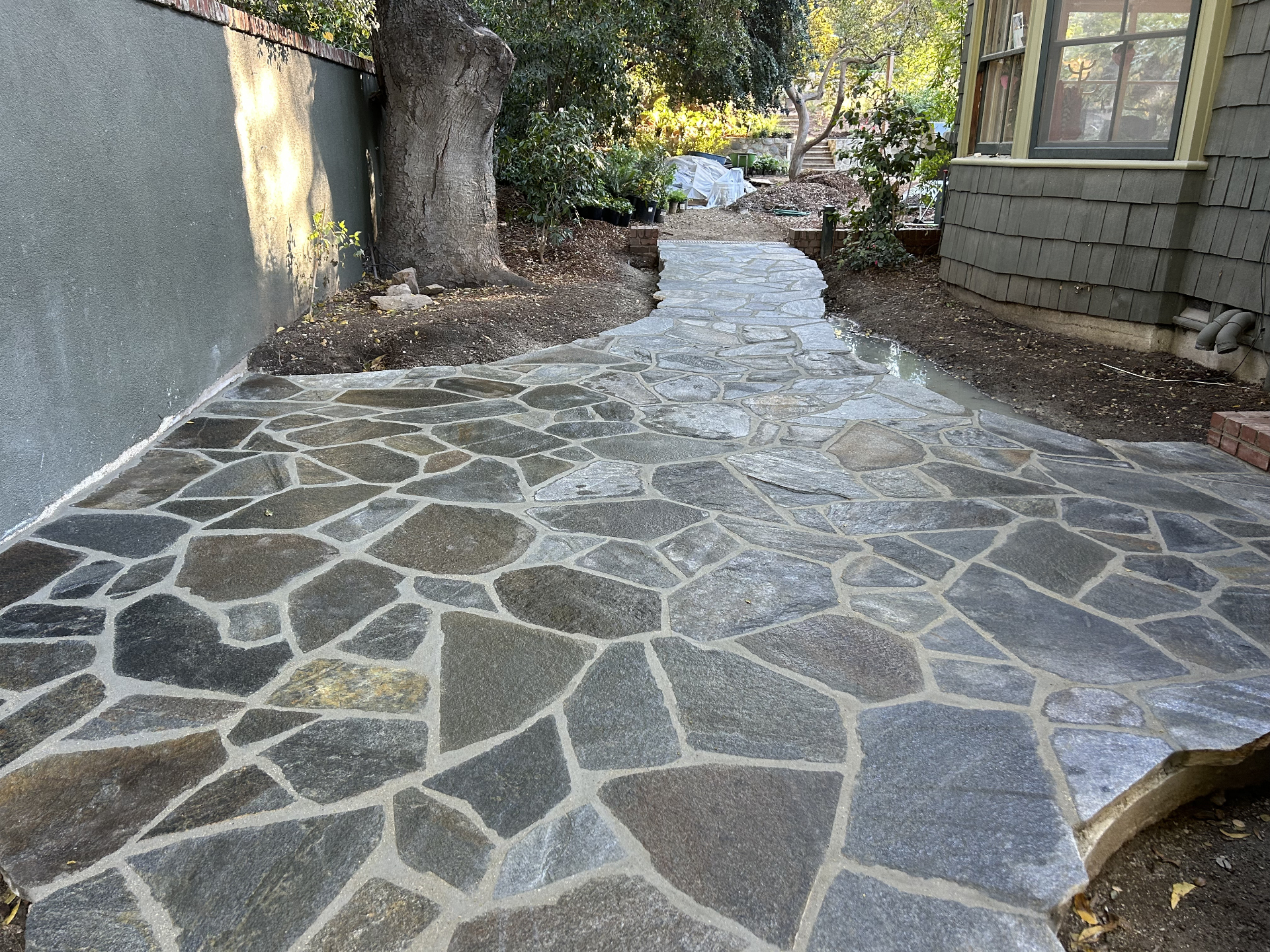 Flagstone Walkway